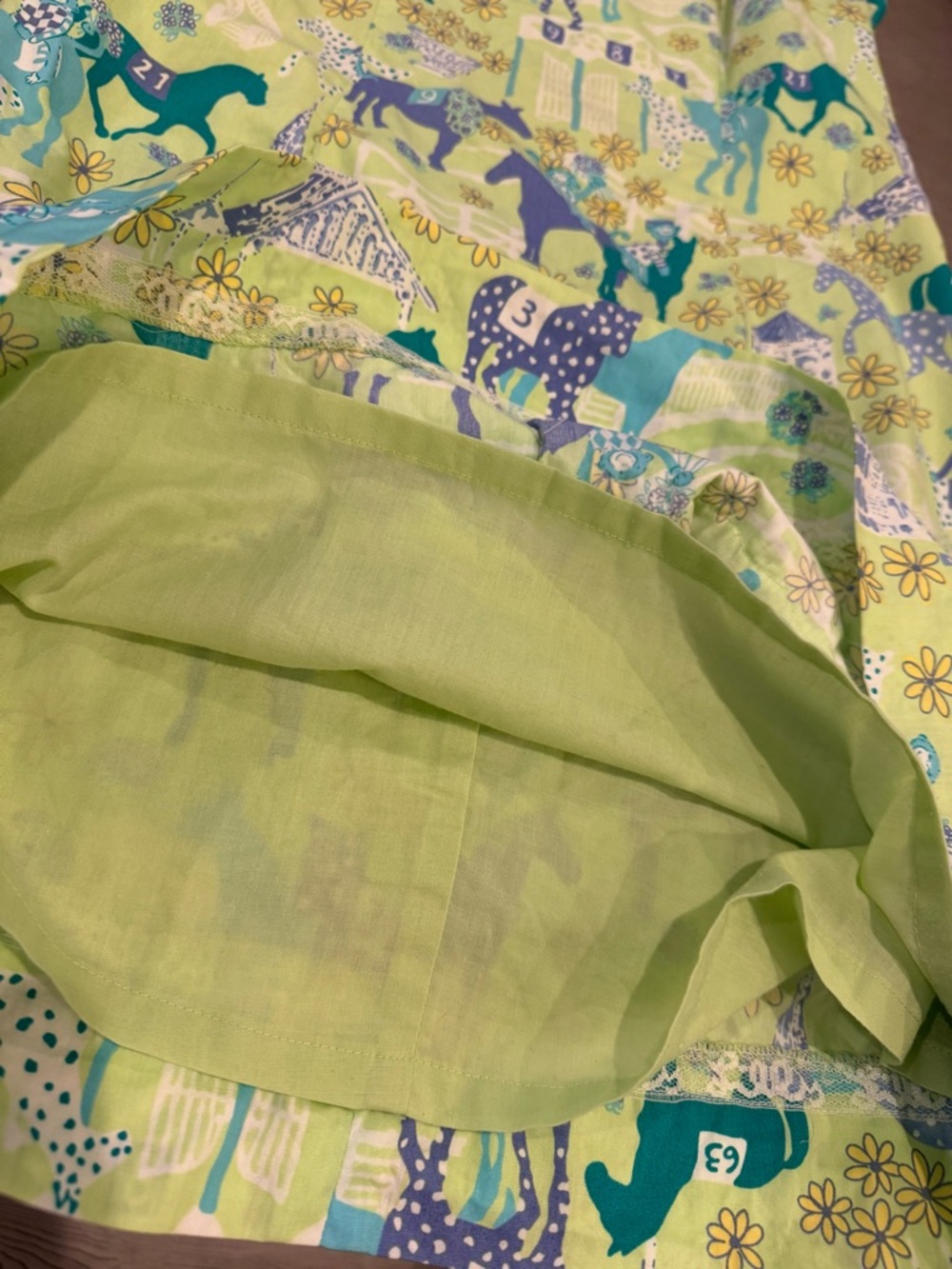 Lilly Pulitzer Limited Edition Sleeveless Shift Kentucky Derby Low Riders Dress - Picture 7 of 13